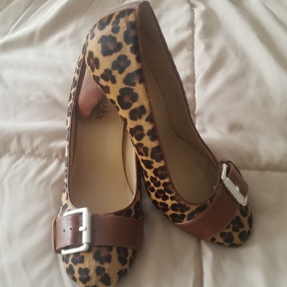Michael Kors Shoes - Leopard print Michael Kors heels